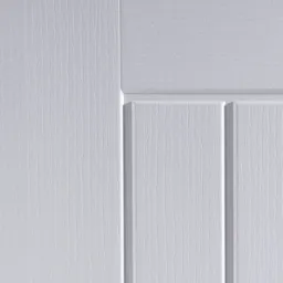 Cottage White Woodgrain effect Internal Panel Door, (H)2040mm (W)826mm (T)40mm