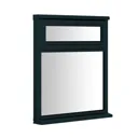 Clear Double glazed Anthracite grey Timber Left-handed Top hung Window, (H)895mm (W)910mm