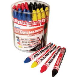 Markal Universal Builders Marker Crayon - Assorted, Pack of 48