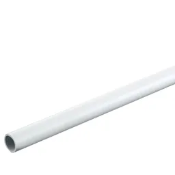 MK PVC White Conduit length (L)3m (Dia)25mm
