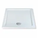 MX Low Profile Square Shower Tray - 1000 x 1000mm with Waste