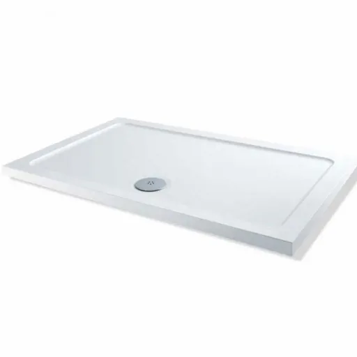 MX Low Profile Rectangular Shower Tray - 1200 x 800mm with Waste