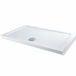 MX Low Profile Rectangular Shower Tray - 1600 x 800mm with Waste