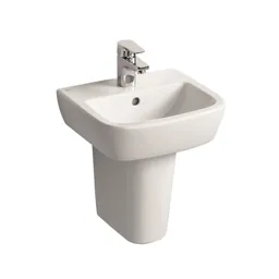 Armitage Shanks Tempo D-shaped Wall-mounted Cloakroom Basin (W)40cm
