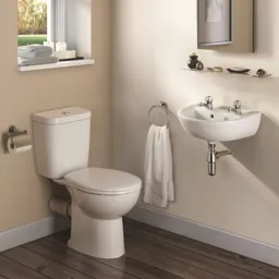 Ideal Standard Sandringham 21 D-shaped Wall-mounted Cloakroom Basin (W)35cm