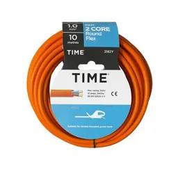 Time 3182Y Orange 2 core Multi-core cable 10m