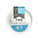 Time 3093Y White 3 core Multi-core cable 0.75mm² x 5m