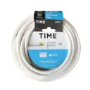 Time 3093Y White 3 core Multi-core cable 1.5mm² x 10m