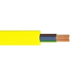 Time 3183YA Yellow 3 core Multi-core cable 2.5mm² x 10m