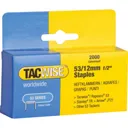 Tacwise 53/12 Staples - 12mm, Pack of 2000