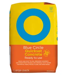 Blue Circle Quick set Ready mixed Concrete, 20kg Bag