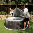 CleverSpa Grey Plastic Dome