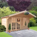 Shire Cannock 12x12 Apex Tongue & groove Wooden Cabin - Assembly service included