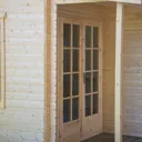 Shire Twyford 16x17 Apex Tongue & groove Wooden Cabin - Assembly service included