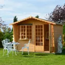 Shire Sandringham 10x6 Apex Shiplap Wooden Summer house - Assembly service included