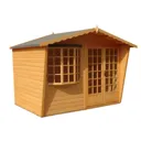 Shire Sandringham 10x6 Apex Shiplap Wooden Summer house - Assembly service included