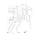 Shire 6x6 Stork Apex Shiplap Wooden Playhouse - Assembly service included