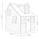 Shire 8x6 Cottage Apex Shiplap Wooden Playhouse