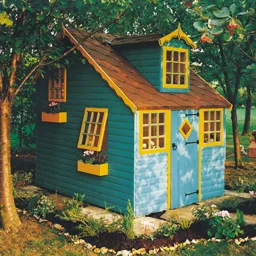 Shire 8x6 Cottage Apex Shiplap Wooden Playhouse - Assembly service included