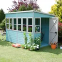 Shire Sun 10x10 Pent Shiplap Wooden Summer house - Assembly service included