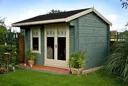 Shire Marlborough 10x14 Apex Tongue & groove Wooden Cabin - Assembly service included