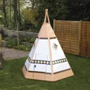 Shire 7x6 Wigwam Whitewood pine Playhouse Assembly required