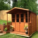 Shire Houghton 7x5 Apex Shiplap Wooden Summer house - Assembly service included