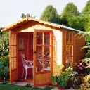 Shire Buckingham 7x7 Apex Shiplap Wooden Summer house - Assembly service included