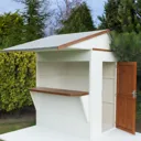 Shire Timber Bar Shiplap Wooden 6x4 Apex Garden storage - Assembly service included