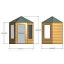Shire Gazebo 7x7 Shiplap Wooden Summer house - Assembly service included
