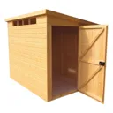 Shire Security Cabin 8x6 Pent Dip treated Shiplap Wooden Shed with floor - Assembly service included