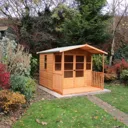 Shire Milton 8x9 Apex Shiplap Wooden Summer house - Assembly service included
