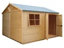 Shire Mammoth 12x12 Apex Wooden Workshop - Assembly service included