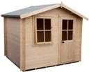 Shire Hartley 8x8 Apex Tongue & groove Wooden Cabin (Base included)