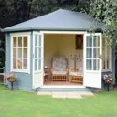Shire Belvoir 10x10 Apex Tongue & groove Wooden Cabin - Assembly service included