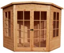 Shire Hampton 7x7 Pent Shiplap Wooden Summer house - Assembly service included