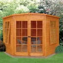 Shire Hampton 7x7 Pent Shiplap Wooden Summer house - Assembly service included