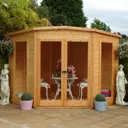 Shire Barclay 7x7 Pent Shiplap Wooden Summer house