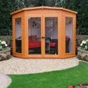 Shire Barclay 7x7 Pent Shiplap Wooden Summer house
