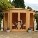 Shire Barclay 7x7 Pent Shiplap Wooden Summer house - Assembly service included