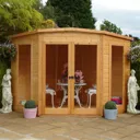 Shire Barclay 8x8 Pent Shiplap Wooden Summer house - Assembly service included