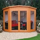 Shire Barclay 10x10 Pent Shiplap Wooden Summer house