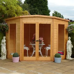 Shire Barclay 10x10 Pent Shiplap Wooden Summer house