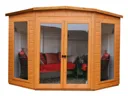 Shire Barclay 10x10 Pent Shiplap Wooden Summer house - Assembly service included