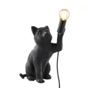 Inlight Wisp Cat Matt Black Table lamp