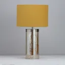 Inlight Erinome Ombre Clear Gold effect Cylinder Table light