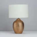 Inlight Jupiter Textured Polished Gold effect Table light