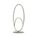 Inlight Davida Spiral Polished Chrome effect LED Table lamp