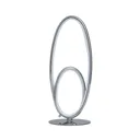 Inlight Davida Spiral Polished Chrome effect LED Table lamp