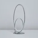 Inlight Davida Spiral Polished Chrome effect LED Table lamp